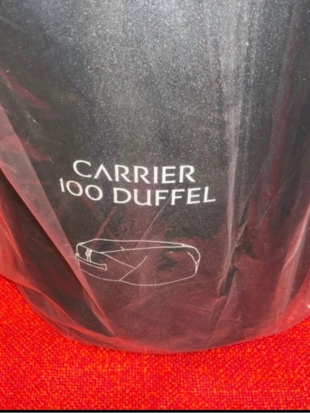 ❤️❤️Arc'teryx Carrier 100 Duffel Black ,Storage-pouch Include❤️❤️